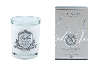 Soy Blend Candle - 185g - Silver - Pink Champagne - CGS18518 (Carton of 6)